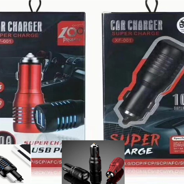 CARGADOR PORTATIL PARA AUTOMOVIL 10AMP METALICO