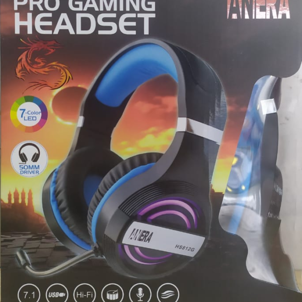 AUDIFONO GAMER USB 7.1 CANALES 7COLORES