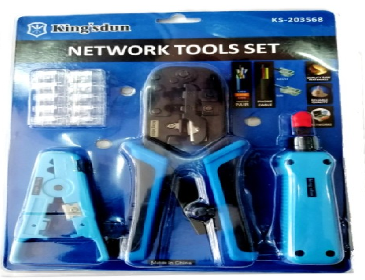 REMACHADORA RJ451 KIT DE RED-PONCHARORA PALACABLE CRIMPADORA +RJ45 - Imagen 1