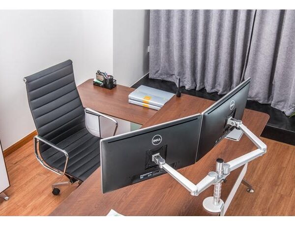 STAND DE MESA PARA 2 MONITORES PC