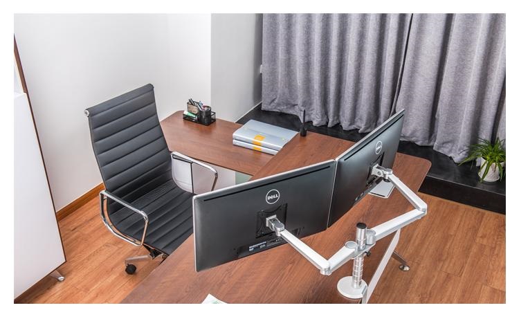 STAND DE MESA PARA 2 MONITORES PC