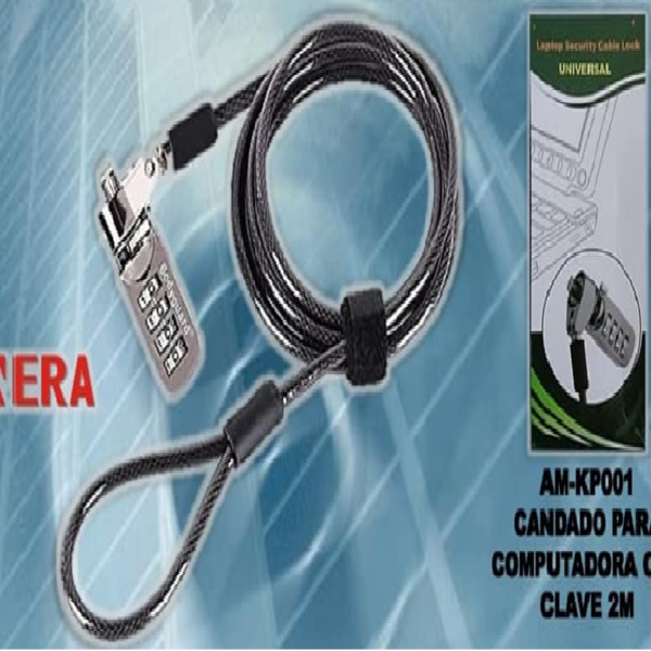 CANDADO FINO DE COMBINACIÓN PARA PORTÁTILES