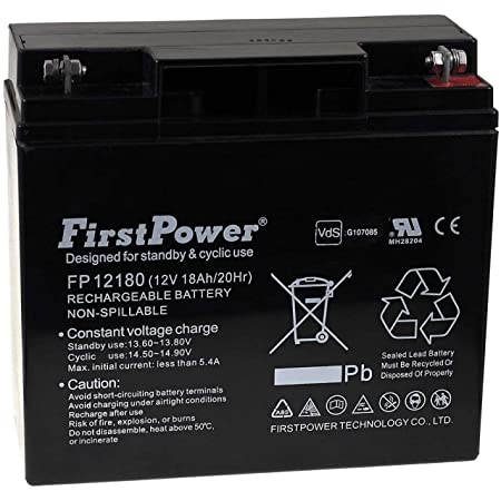 Batería Recargable Seca 12 V 18 Ah