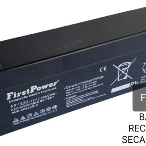 Batería Recargable Seca 12 V 2 Ah