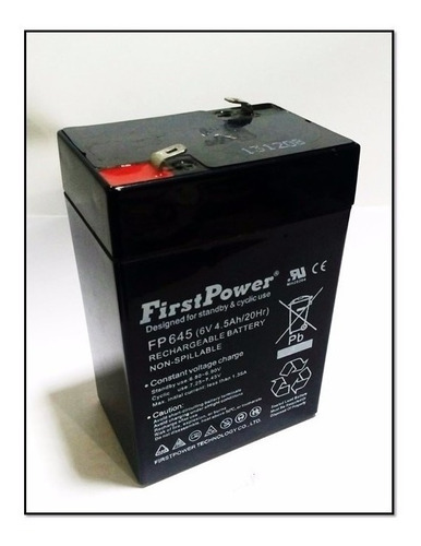 Batería Recargable Seca 6 V 4.5AH