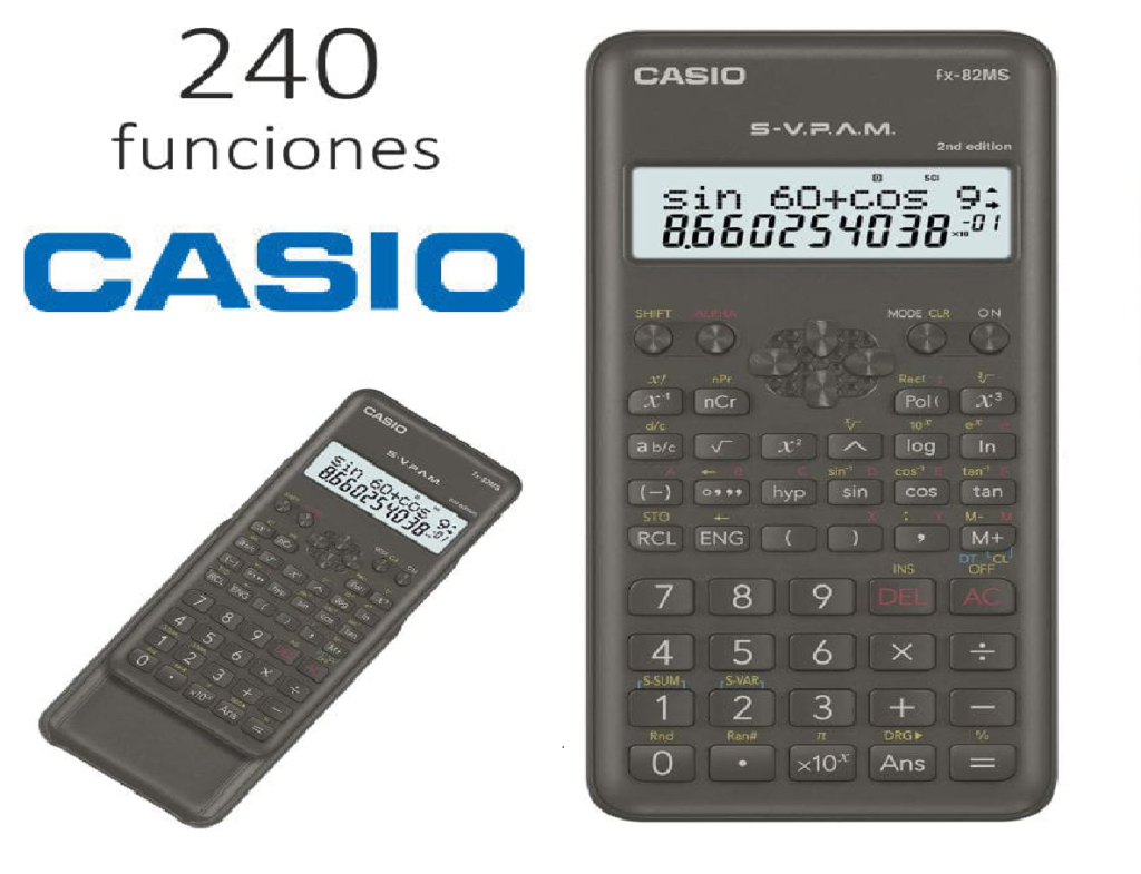 CALCULADORA CIENTIFICA CASIO FX-82MS - Electrocompu Quito