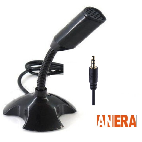 MICROFONO PARA PC PLUG 3.5M METALICO