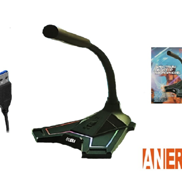 MICRÓFONO GAMING PARA PC USB MARCA ANERA