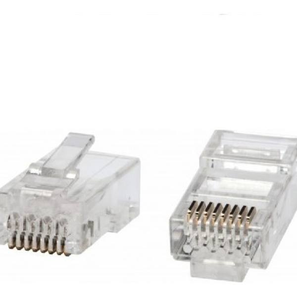 PLUG RJ-45 CATEGORIA 6 PLASTICO