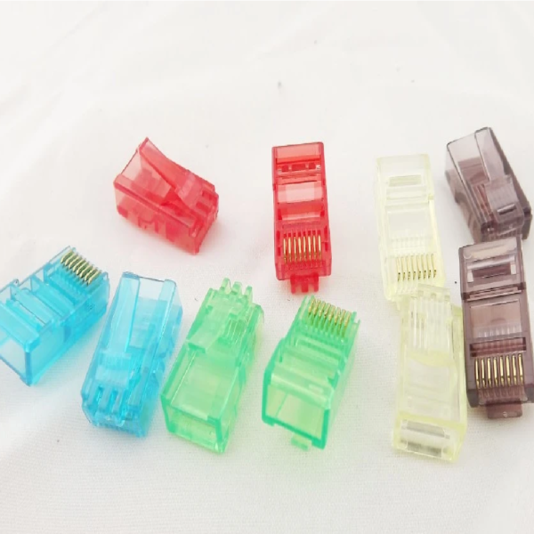PLUG RJ-45 CAT5E VERDE-ROJO-AMARILLO