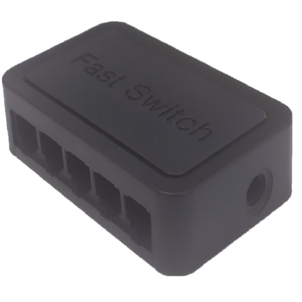 SWITCH RJ-45 5 PUERTOS PLASTICO