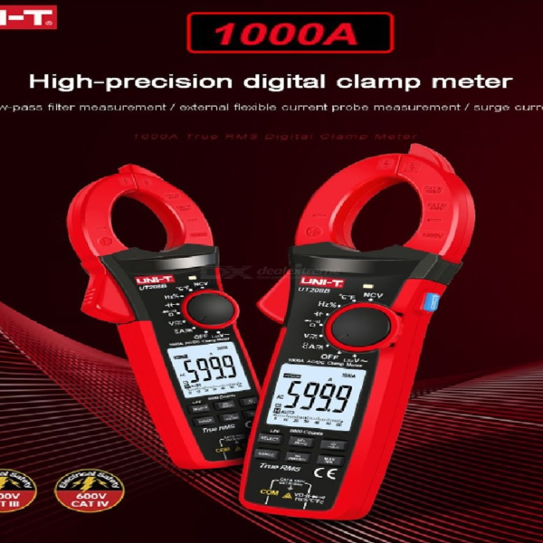 PINZA AMPERIMETRICA DIGITAL 1000AM TRUE RMS AUTORANGO