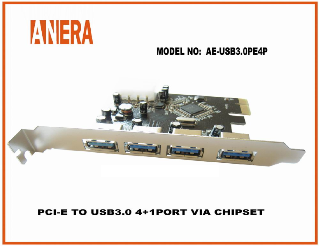 Carte réseau PCI 4 + 1 ports USB 2.0 921990
