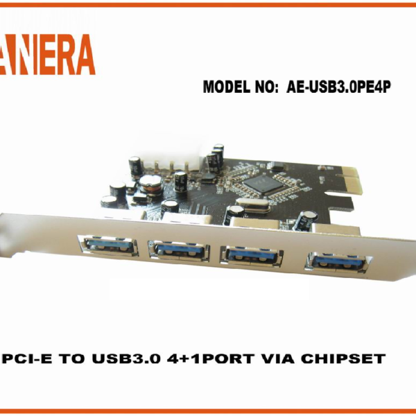 TARJETA PCI 4 PUERTOS USB3.0