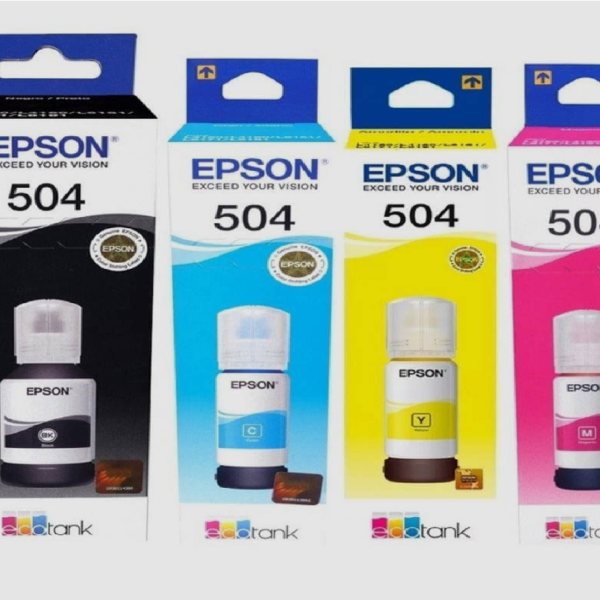 KIT 4 TINTAS T504 PREMIUM PARA IMPRESORA EPSON