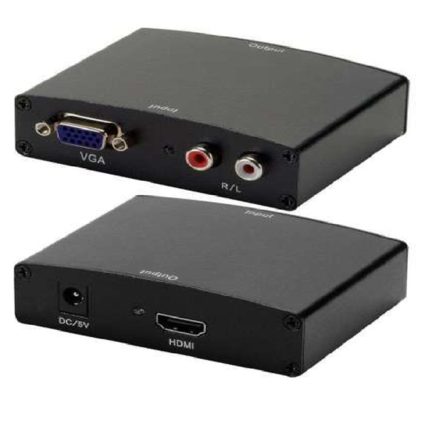 CONVERTIDOR VGA A HDMI AMPLIFICADO HASTA 50M DISTANCIA