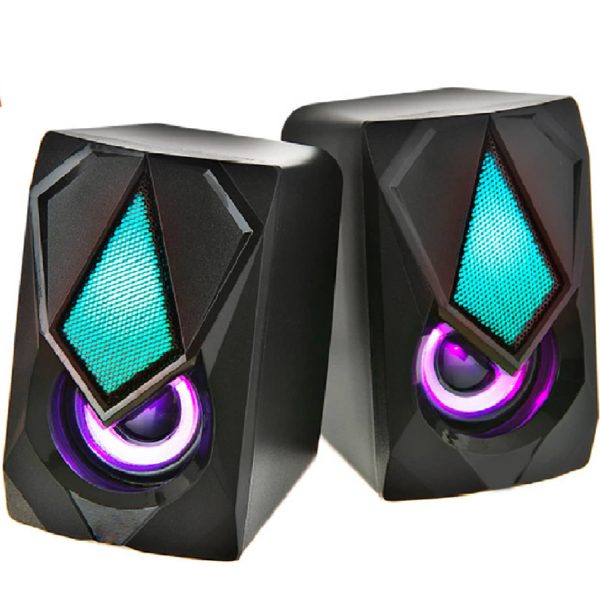 PARLANTE GAMING 7 COLORES PARA PC