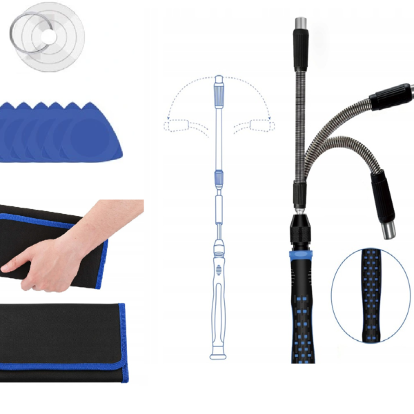 JUEGO DE HERRAMIENTAS PUNTAS DE DESTORNILLADOR KINGSDUN KS-800170 - Imagen 6