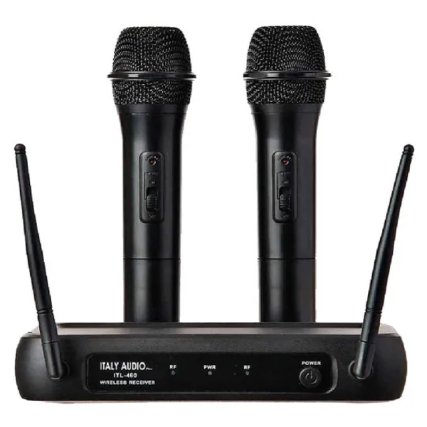 MICROFONO INALAMBRICO VHF DOBLE ITALY ITL460