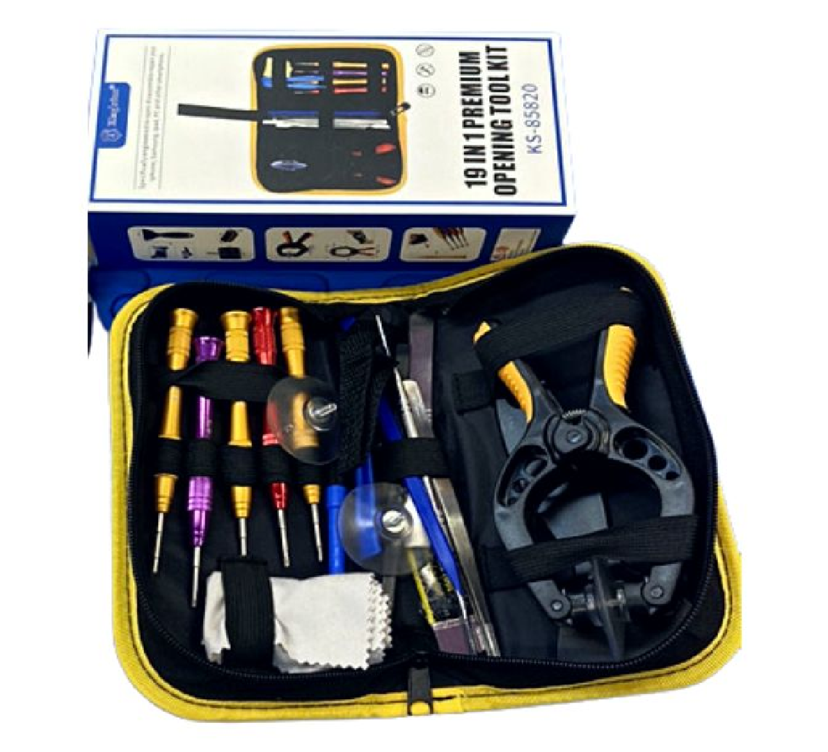  Kit de reparación de teléfonos móviles JF-857 10 en 1 varillas  de desmontaje para herramientas de reparación de barras de palanca para  teléfono celular/tableta : Electrónica