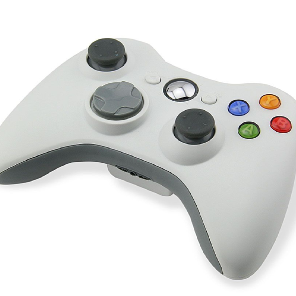 CONTROL XBOX 360 INALAMBRICO GENERICO BLANCO - Imagen 2