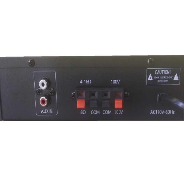 AMPLIFICADOR DE PERIFONEO 40W 70-100V - Imagen 3