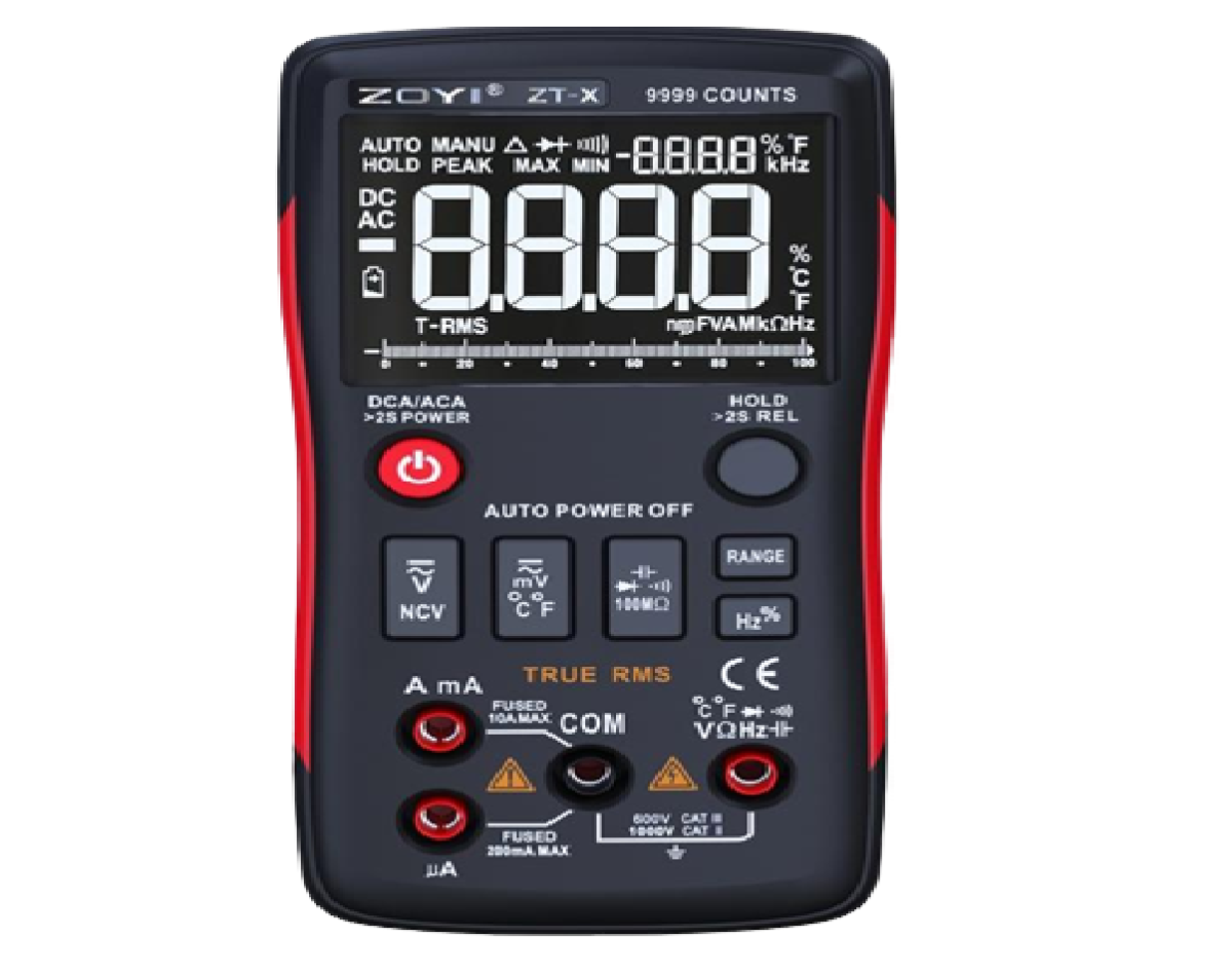 MULTIMETRO MEDIDOR DE FRECUENCIA Y TEMPERATURA ZT-X - Imagen 2