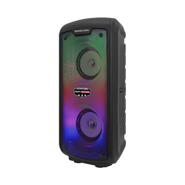 PARLANTE 5X2" DE PLASTICO CON LUZ LED - Imagen 2