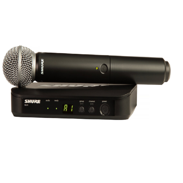 MICROFONO SHURE INALAMBRICO DE MANO BLX24