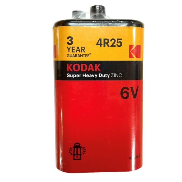 BATERIA DE ZINC H-D 6V CON RESORTE KODAK