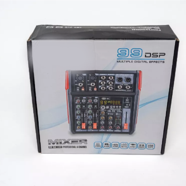 CONSOLA 6 CANALES ITALY AUDIO ITL-06