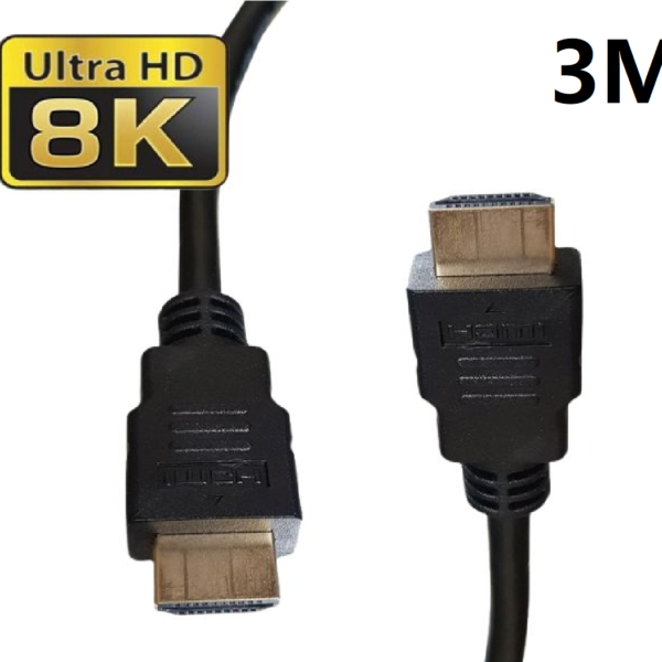 CABLE HDMI 2.1 DE 3M 8K 48GBPS