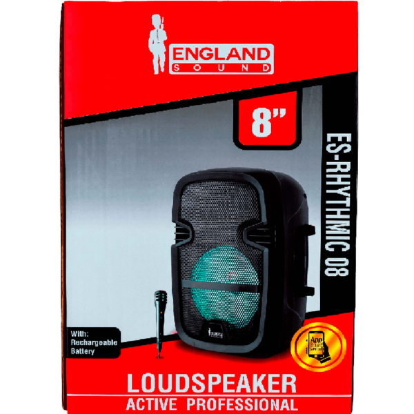 CAJA AMPLIFICADA 8" RECARGABLE - Imagen 4