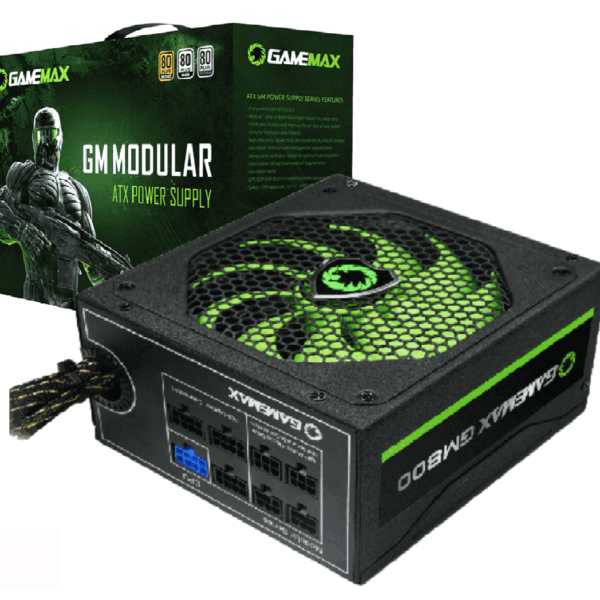 FUENTE DE PODER PARA PC 800W GAMER GAMEMAX - Imagen 2