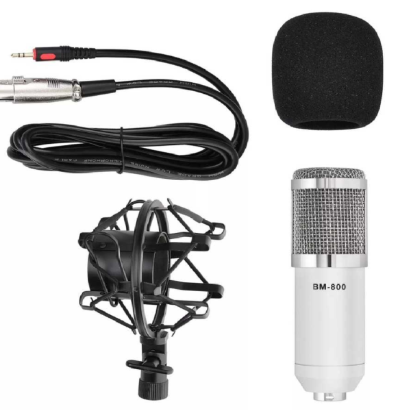 MICROFONO DE CONDENSADOR KIT PARA ESTUDIO