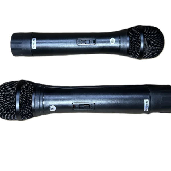 MICROFONO DOBLE CON BASE INALAMBRICO VHF AT-1260 - Imagen 4