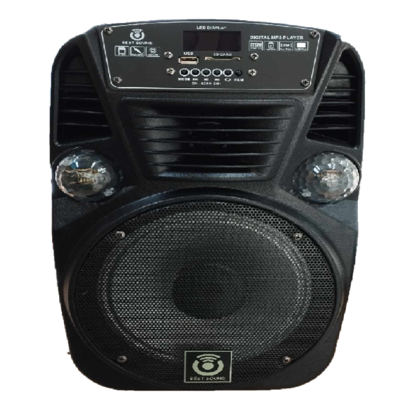 CAJA AMPLIFICADA RECARGABLE 8" DIFEN MODELO MJ-1003