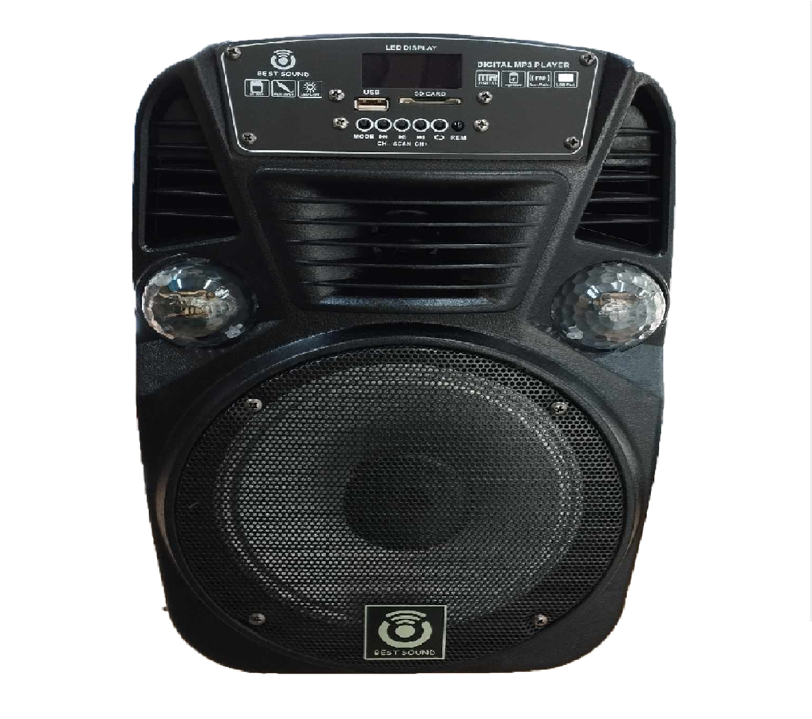 MJ-1003 CAJA AMPLIFICADA RECARGABLE 8" DIFEN MODELO MJ-1003 - Imagen 1