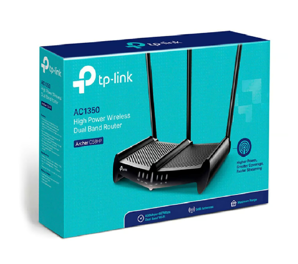ROUTER TP-LINK ARCHER C58HP WIRLESS DUAL BANDA HIGH - Electrocompu Quito