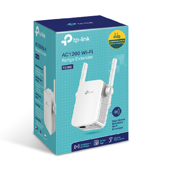 EXTENSOR WI-FI AC1200 DE COBERTURA RE305