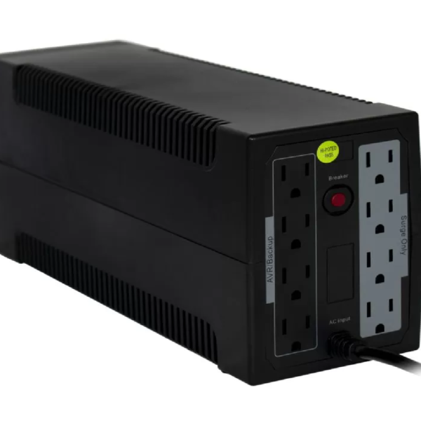 UPS 1000VA 480W QUASAD 8 OUTLES 4UPS - Imagen 2