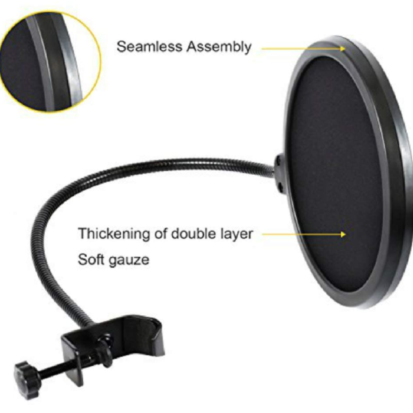 ANTI POP O FILTRO DE MICROFONO ITALY AUDIO - Imagen 3