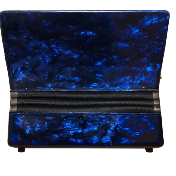 ACORDEÓN BASS 34 TECLAS Y 48 CLAVES AZUL Y ROJO - Imagen 4