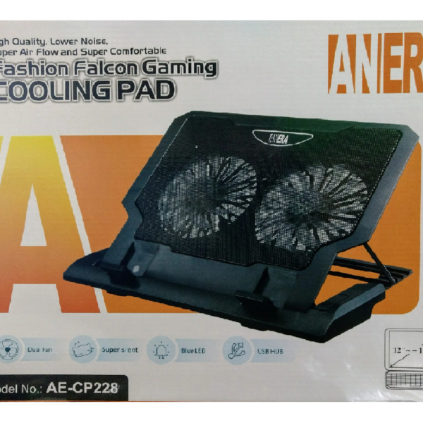 VENTILADOR LAPTOP RECLINABLE PARA 12" 17"