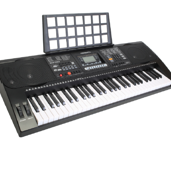 TECLADO ELÉCTRICO DE 61 TECLAS 200 TIMBRES 128 RITMOS