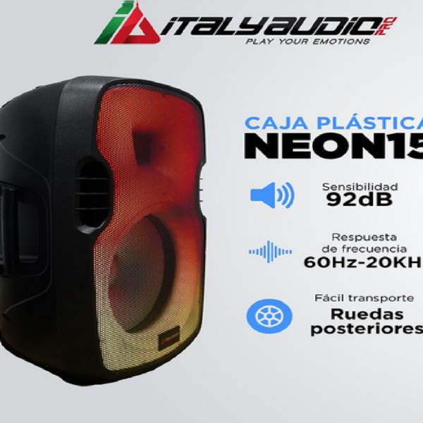 CAJA AMPLIFICADA 15" ITALY AUDIO