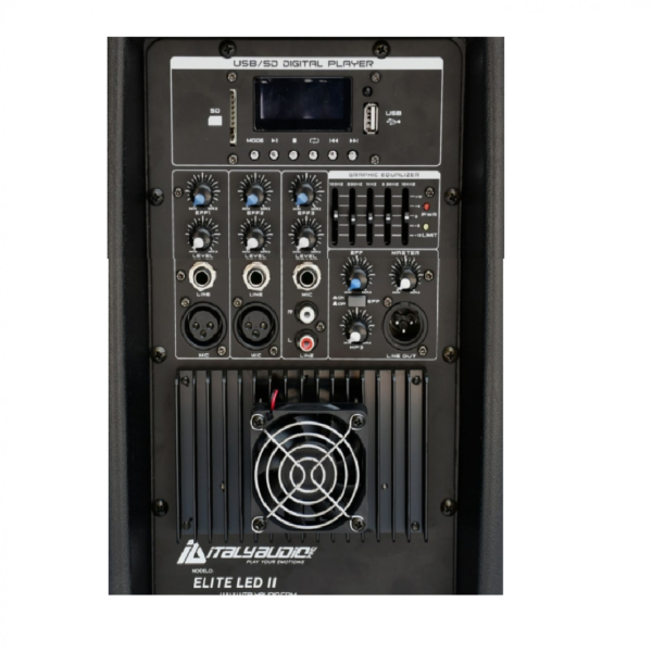 CAJA AMPLIFICADA 15" LED RGB USB SD BLUETOOTH 200W - Imagen 4