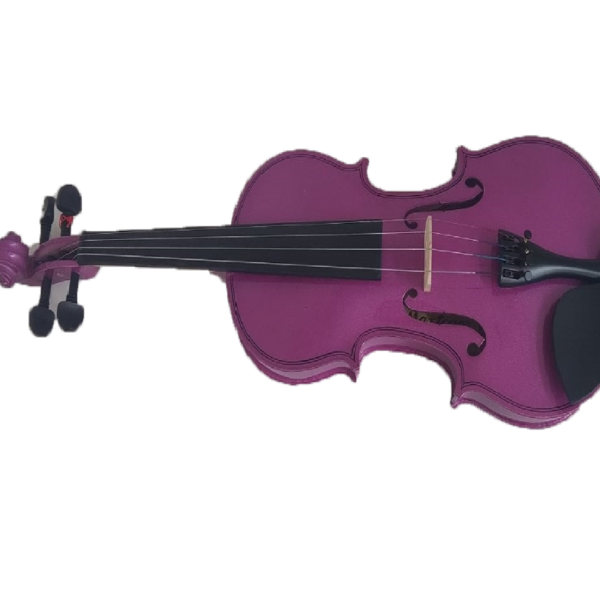 VIOLÍN ACÚSTICO PARA ESTUDIANTE COLORES TALLA 4/4 DE MADERA DE TILO Y ARCE - Imagen 4