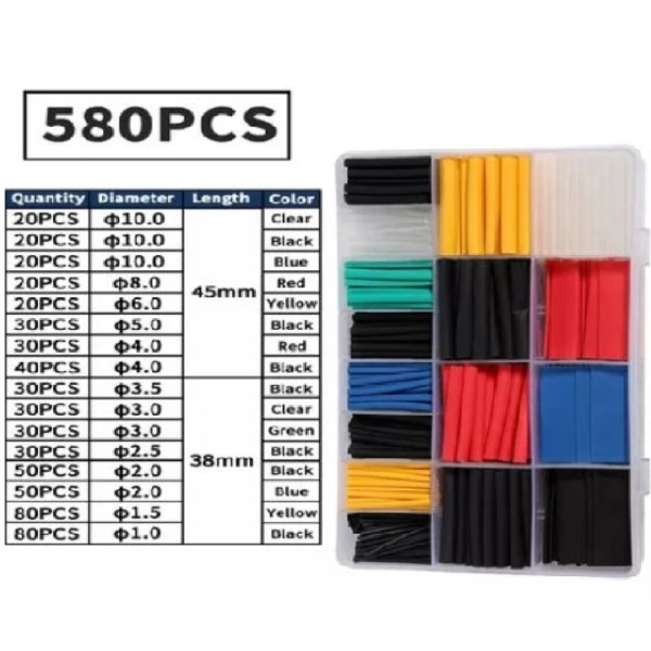 KIT TERMO FUNDENTES 580 PSC VARIOS COLORES - Imagen 4
