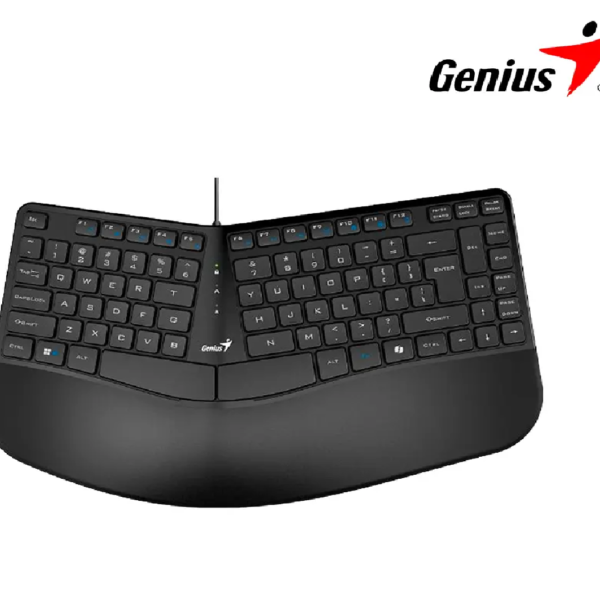 TECLADO GENIUS ERGONÓMICO KB-700 SP USB Black